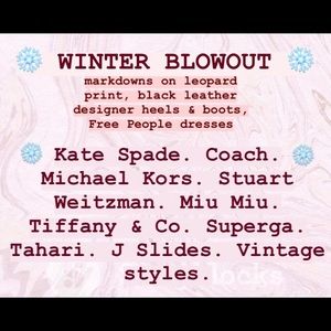 ❄️ WINTER BLOWOUT ❄️